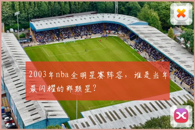 2003年nba全明星赛阵容，谁是当年最闪耀的那颗星？